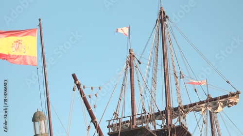 sailing ship in the harbor