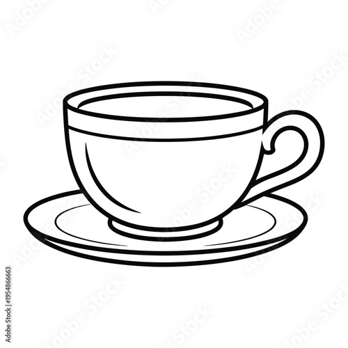 Black and white of a wok with long handle cooking pot