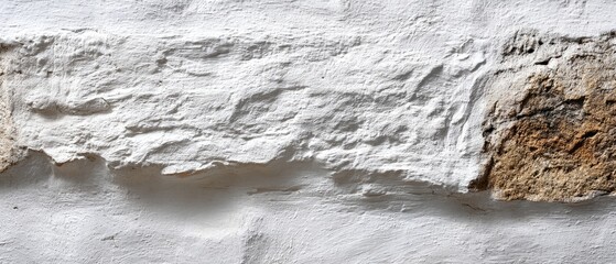 Textured white wall shows fine grain and deep color, ideal for interior design projects or as a background for text or logos