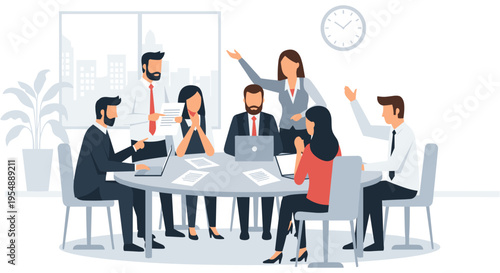 Diverse business team celebrating success in modern office with joyful energetic mood in bright vibrant lighting for corporate branding