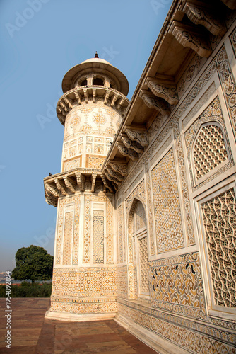 Tomb of I'timad-ud-Daulah or Baby Taj in Agra, India.