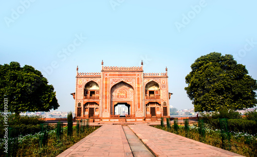 Tomb of I'timad-ud-Daulah or Baby Taj in Agra, India.