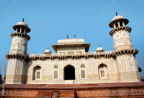 Tomb of I'timad-ud-Daulah or Baby Taj in Agra, India.