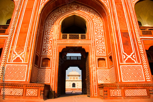 Tomb of I'timad-ud-Daulah or Baby Taj in Agra, India.
