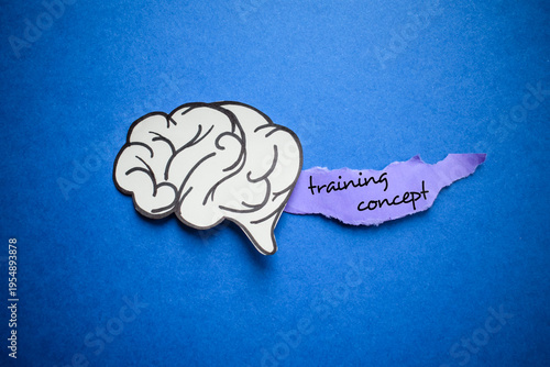 Quadro su tela Effective Training Concept for Brain Power and Professional Skill Development