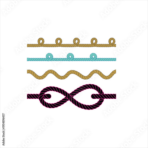 Golden and teal beaded bracelets with zigzag and twisted patterns on white background