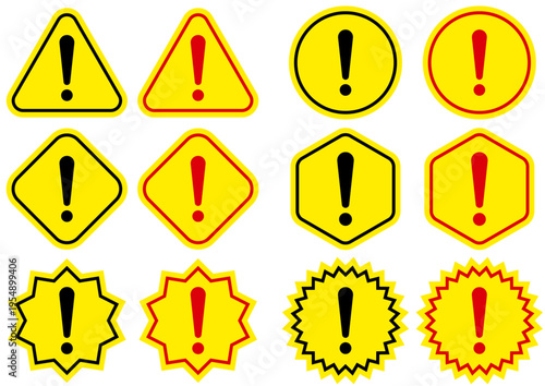 注意アイコンセット