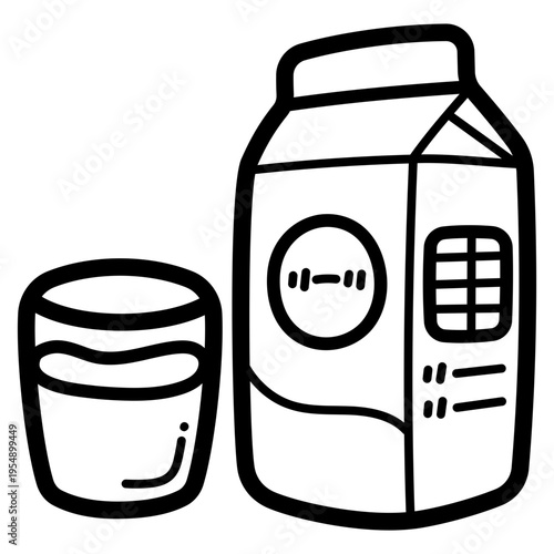 milk illustration