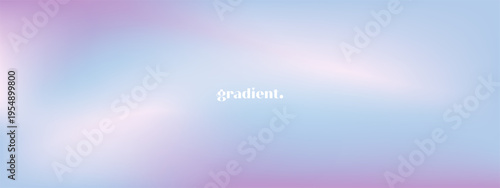 Soft pastel gradient background. Abstract minimal sky color mesh for banner design, blurred colored pattern with smooth transitions. Vector horizontal wallpaper