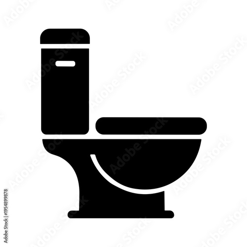 Minimalistic Toilet Icon Set - Vector Graphic