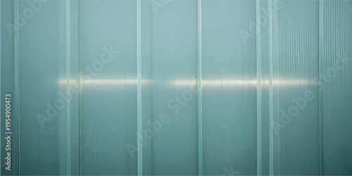 Abstract a serene background featuring a mesmerizing turquoise backdrop, elegantly accentuated by soft, vertical light beams, and hinting at energy and modernity.