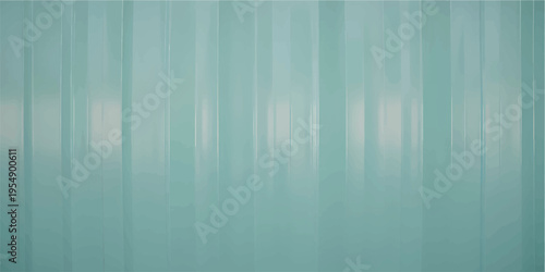 Abstract a sleek metallic surface in a captivating teal hue, illuminated by bright, radiant highlights, offering a modern and minimalist design.