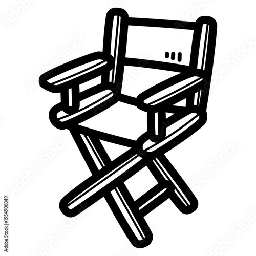 director chair illustration