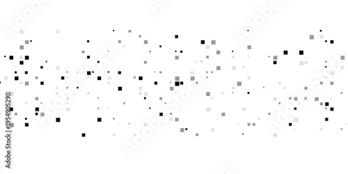 Vector Abstract background of floating black square dots. Subtle textured particles in the sky, perfect for modern digital design needs and minimalist composition create a sense of movement