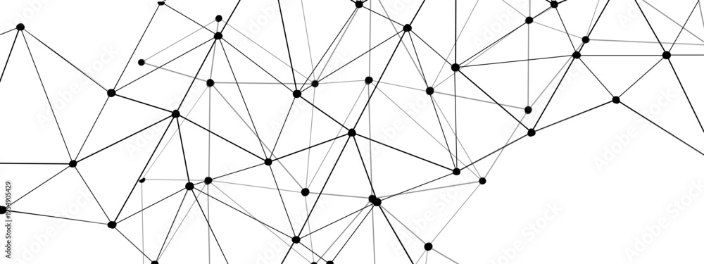 Φωτογραφία Vector Digital network topology design representing neural connections, modern d