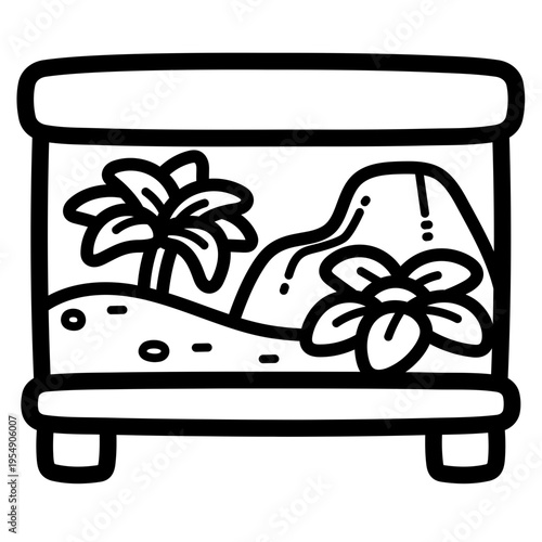 terrarium illustration