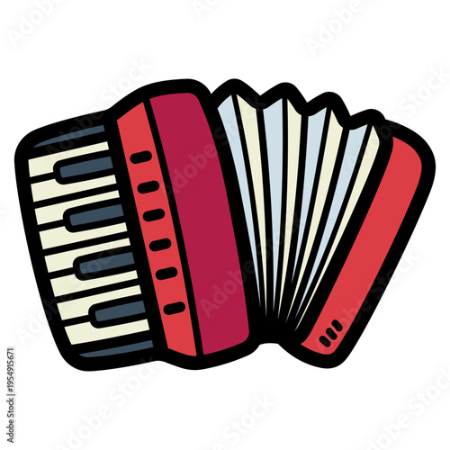 accordion illustration