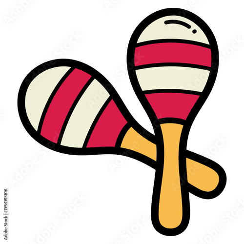 maraca illustration