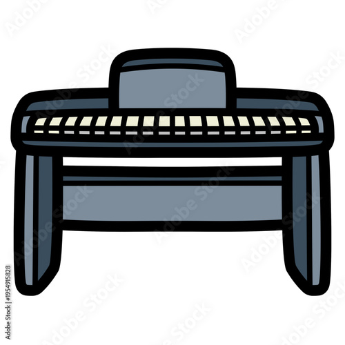 piano illustration