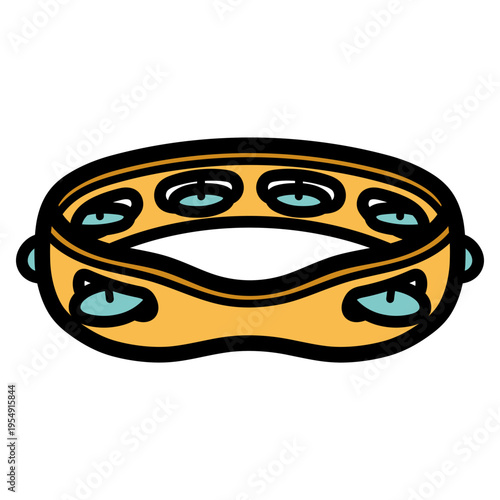 tambourine illustration
