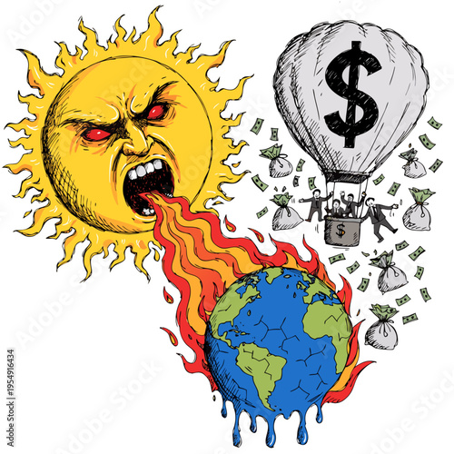 Aggressive Sun Causes Global Warming Leading to Financial Gain for Elite