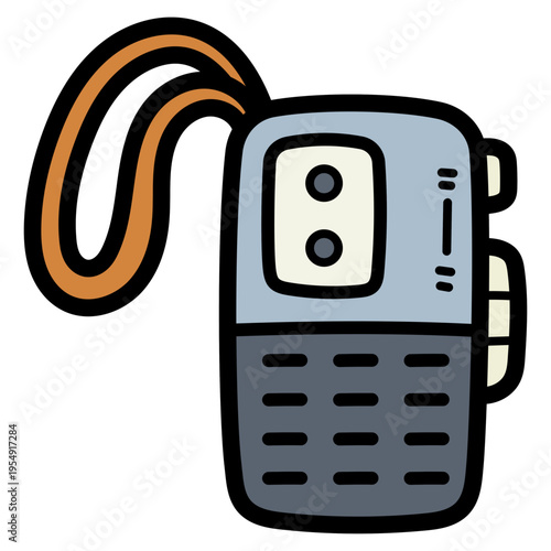 tape recorder illustration