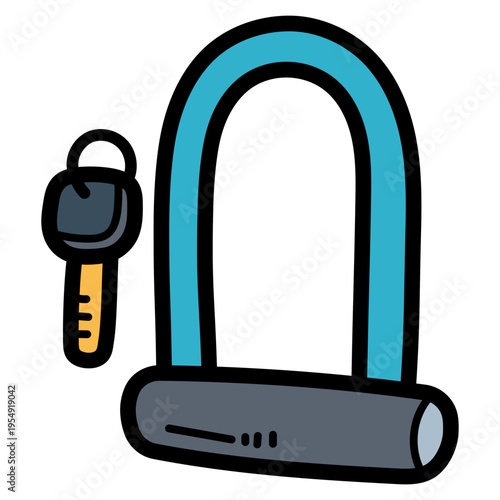 lock illustration