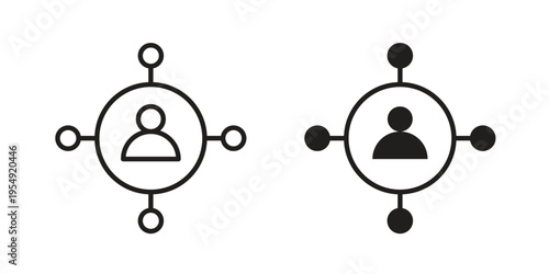 Affiliate marketing icon for ui app design and web designs