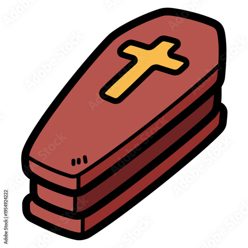 coffin illustration