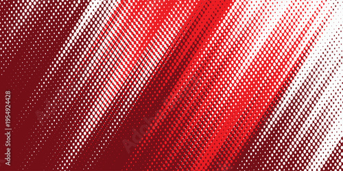 Vector sparkling dots or halftone sparkling pattern texture Pop Art Style Background. Halftone White and Red on background. EPS 10