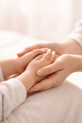 Wallpaper Mural Compassionate Nurse Supports Patient Warmly. Tender Nurse Provides Emotional Comfort To Distressed Patient Torontodigital.ca