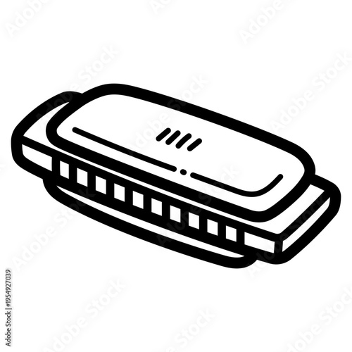 harmonica illustration