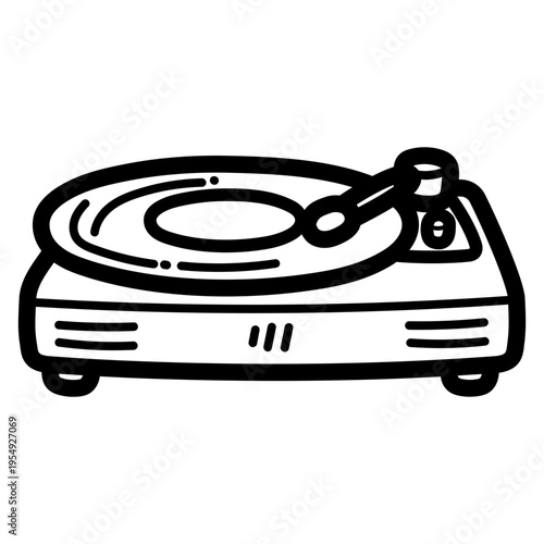 turntable illustration