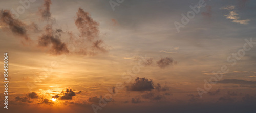 Fotografia Amazing sunset skyscape