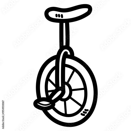 unicycle illustration
