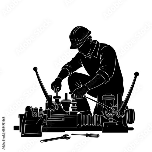 dj turntable and vinyl record