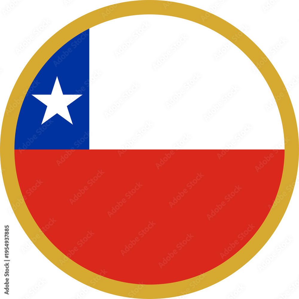 Fototapeta premium chile flag design