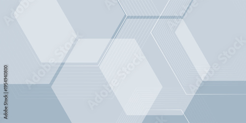 Vector watercolor hexagon line background art