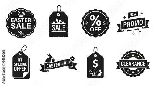 Retail Promotion Vector Icons – Sale, Discount, Clearance & Special Offer