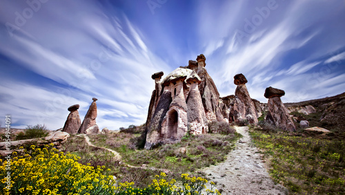 Canvas Print Cappadocia is a region formed 60 million years ago by the erosion of soft layers