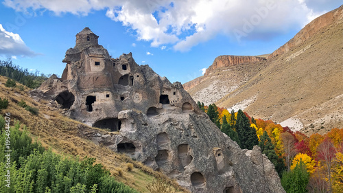 Quadro em tela Cappadocia is a region formed 60 million years ago by the erosion of soft layers