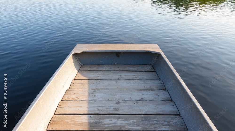 Fototapeta premium A boat on a lake.