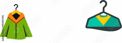 Bright Raincoat, Vivid Cloak, Colorful Outerwear