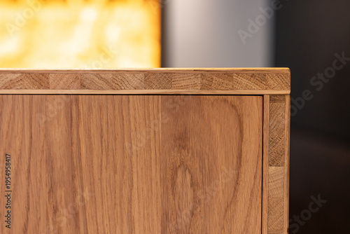 Canvas Print Meuble en bois mettant en valeur un design naturel et chaleureux, illustrant un élément de mobilier fonctionnel adapté à l’aménagement intérieur