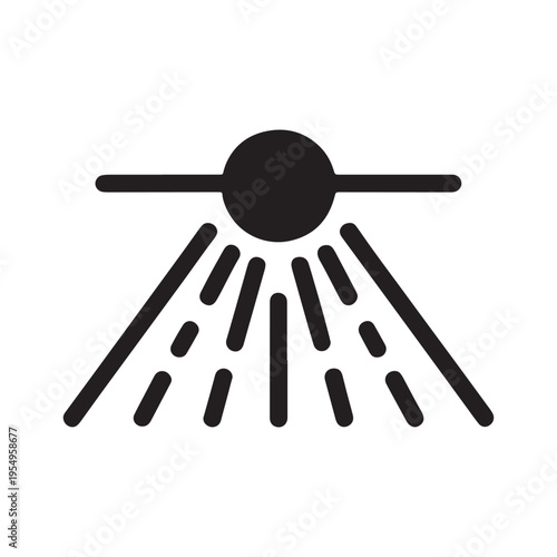 Hard work tired worker carrying load icon