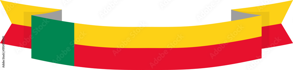 Fototapeta premium benin flag