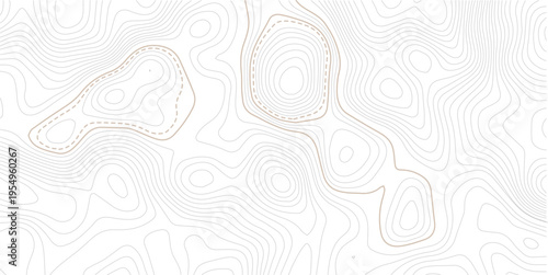 abstract diagram discovery topographic map banner texture background.topographic line contour map background, geographic grid map, stock vector illustration.