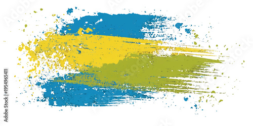 Abstract colorful brushed strokes, offering a dynamic and artistic representation. These strokes convey energy and creativity, ideal for adding visual flair to various design projects.