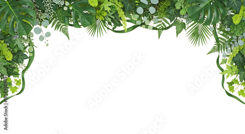 Black floral wreath with white blossoms isolated on a transparent background