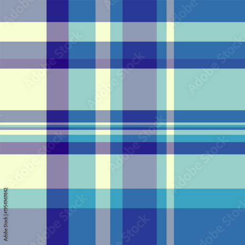 Season check vector textile, style plaid tartan pattern. Sexual fabric seamless texture background in blue and pastel colors.